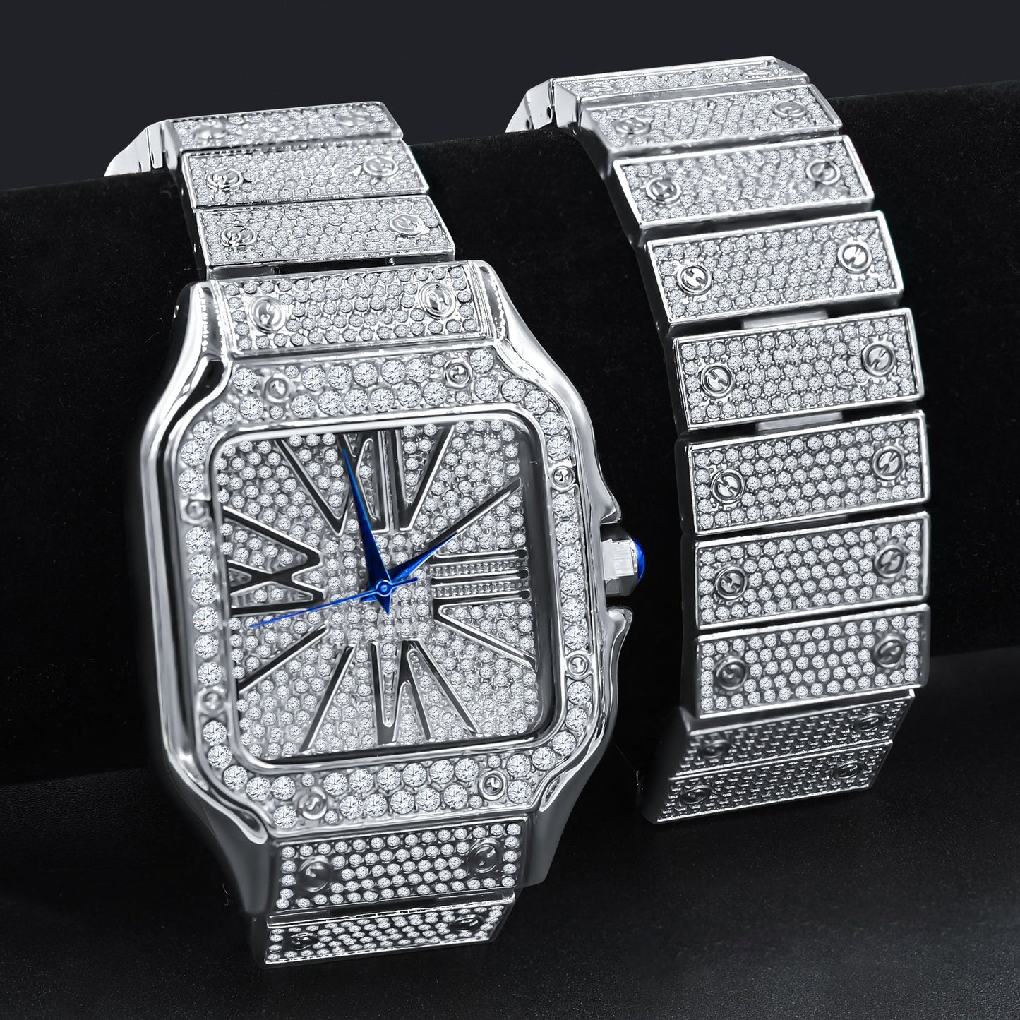 PRODIGIOUS ICED OUT WATCH & BRACELET SET | 530741