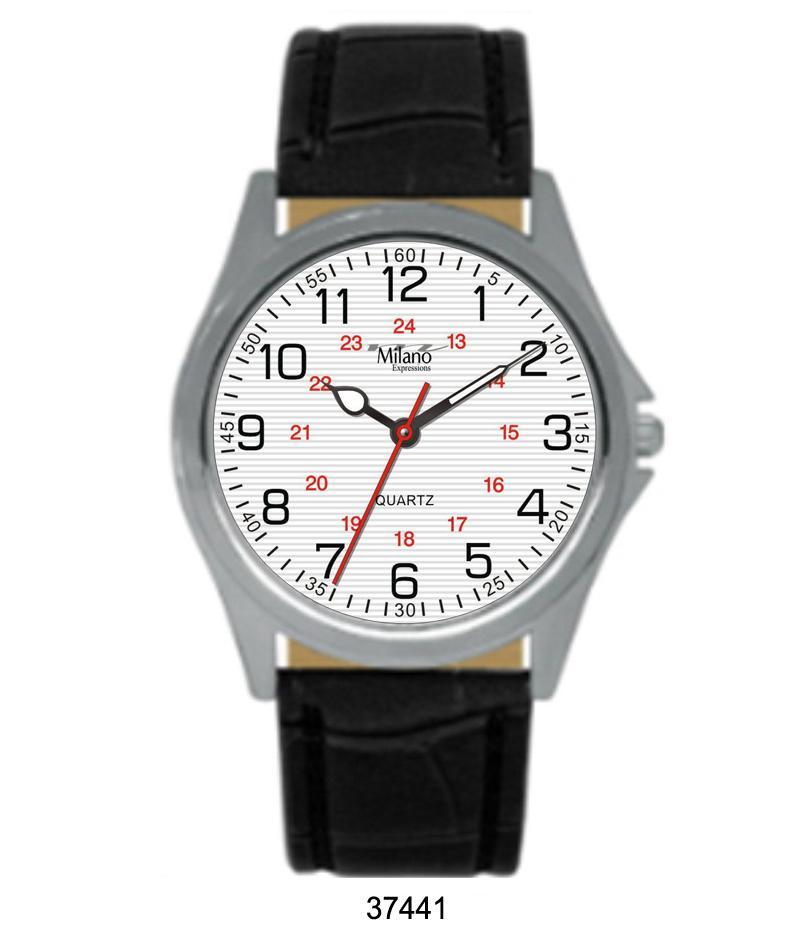 3744 - Vegan Leather Band Watch