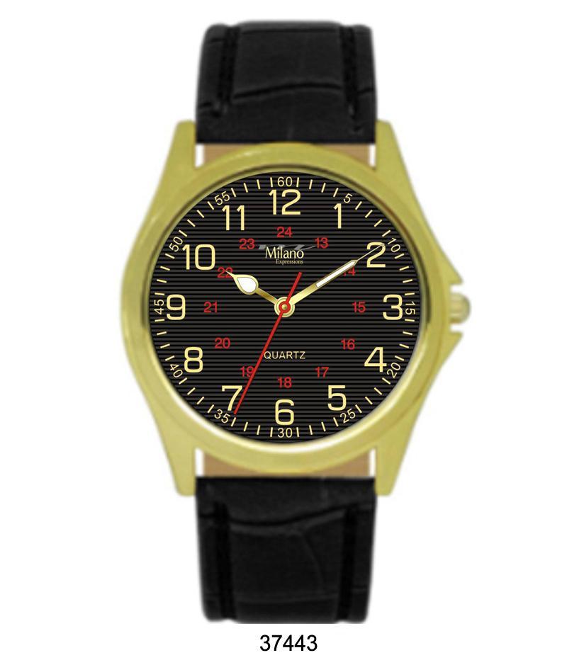 3744 - Vegan Leather Band Watch