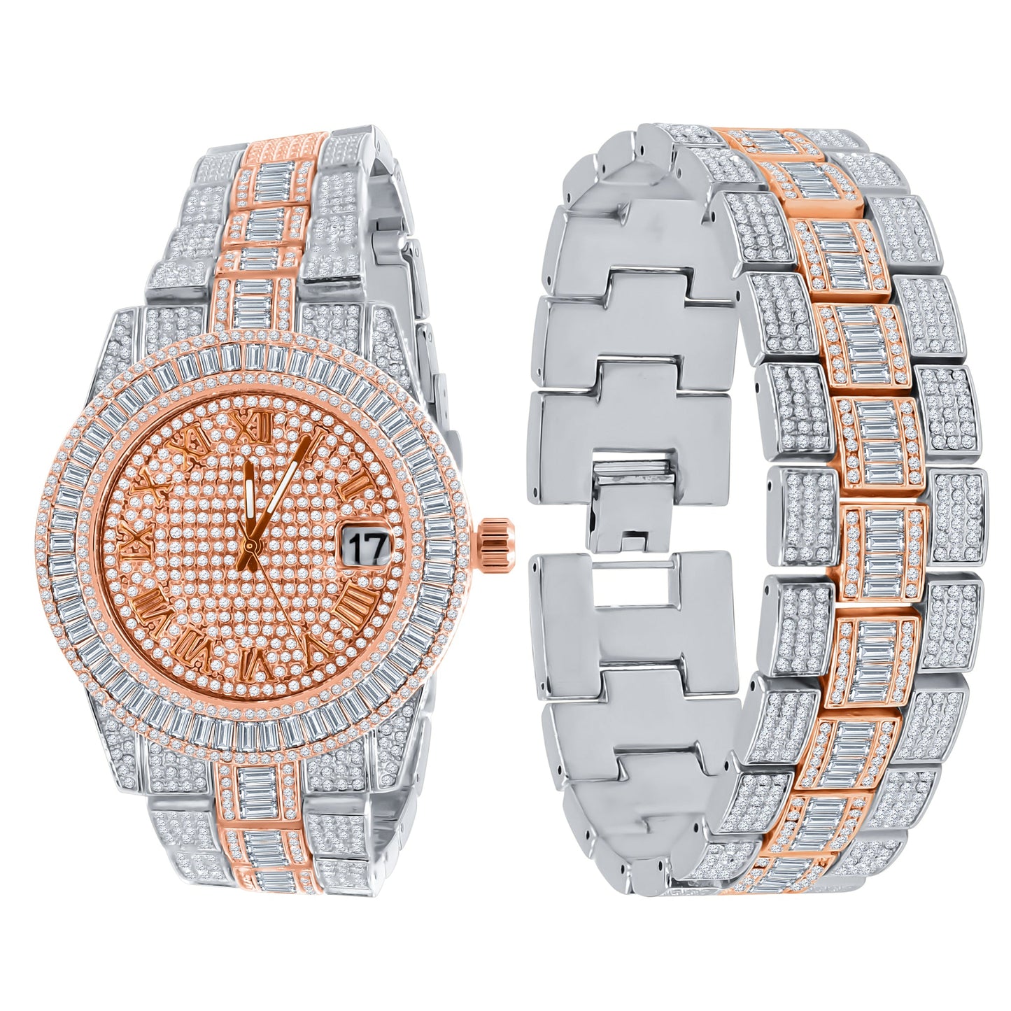 OYSTER CRYSTAL STONES WATCH SET | 5307518